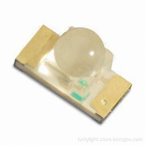 Blue SMD LED, Mono Color, 1206 Reverse Mount Package with Inner Lens, 3.20 x 1.60 x 1.10mm
